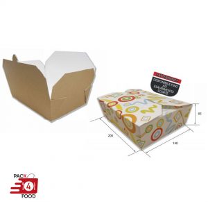 Food Box - Doggy Bag | 200X140x65H CARTONCINO 200 pz